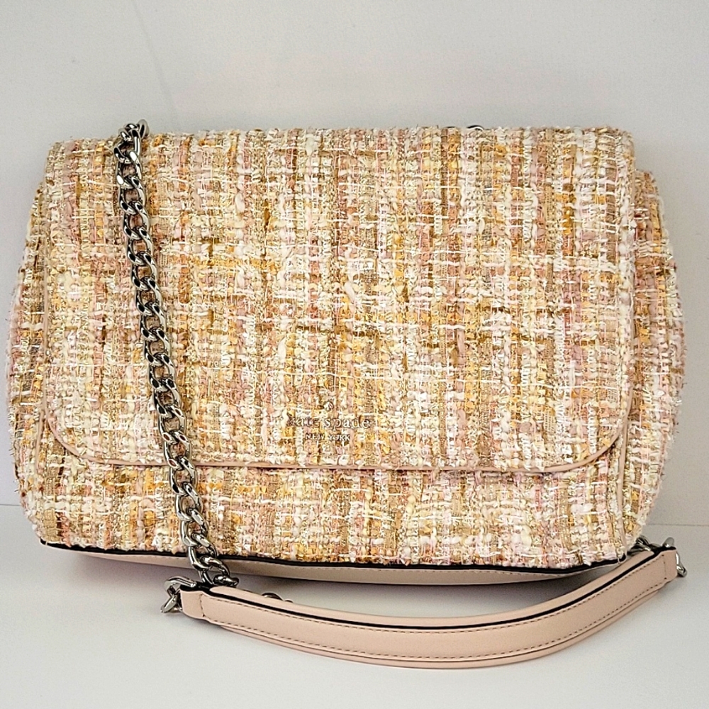 Kate Spade Briar Lane Quilted Tweed Mini Emelyn Bag NWOT!